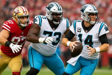 49ers Host Panthers on Monday Night Football in Key NFC Showdown 49ers vs panthers