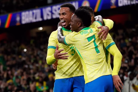 Friendly: Estevao, Casemiro’s Goals Help Brazil End Winless Streak Against Senegal