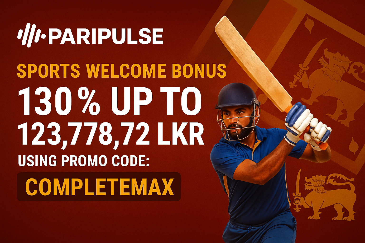 paripulse sri lanka sports welcome bonus