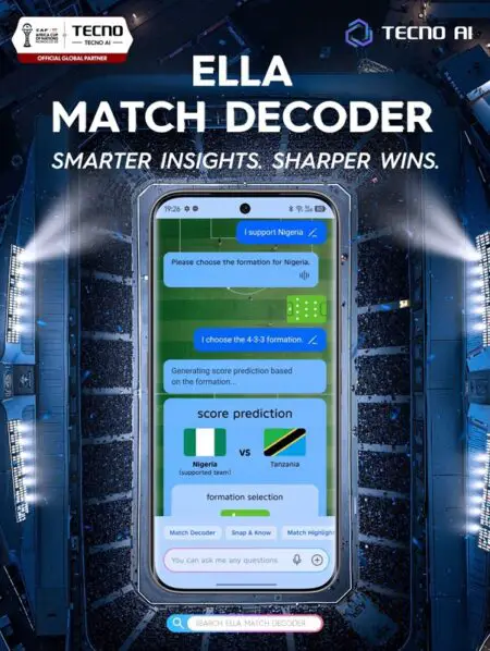 TECNO’s AFCON-Ready AI Features Reflect A New Era In Mobile Sports Viewing AFCON