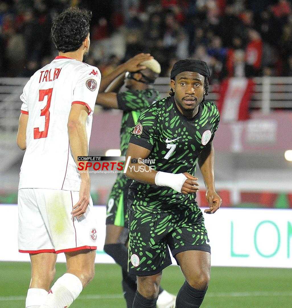 AFCON 225: I have decided to give Ademola Lookman the nickname, “Dangerous” for his goal scoring feats for the Super Eagles. He had a repeat performance against Tunisia, assisting two goals and scoring one to grab the Man-of-the-Match trophy