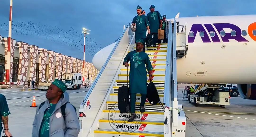 Super Eagles Land In Fes