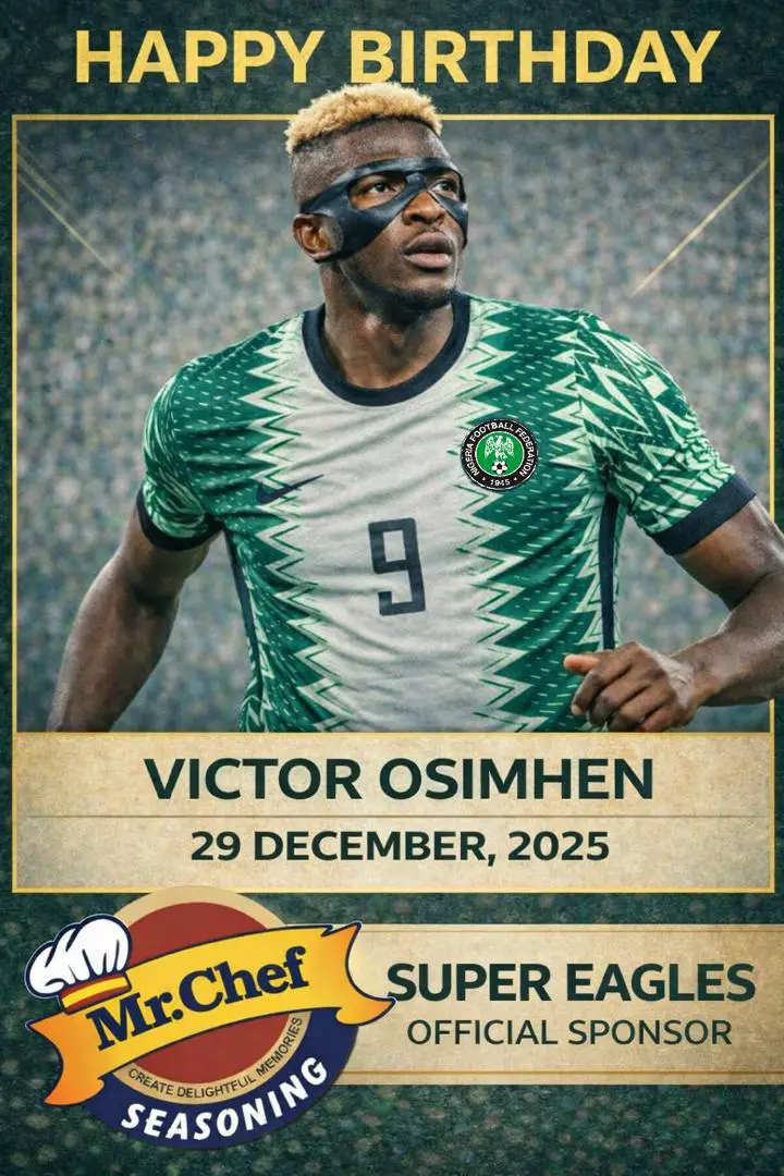 Victor Osimhen celebrates 27th birthday anniversary at AFCON 2025