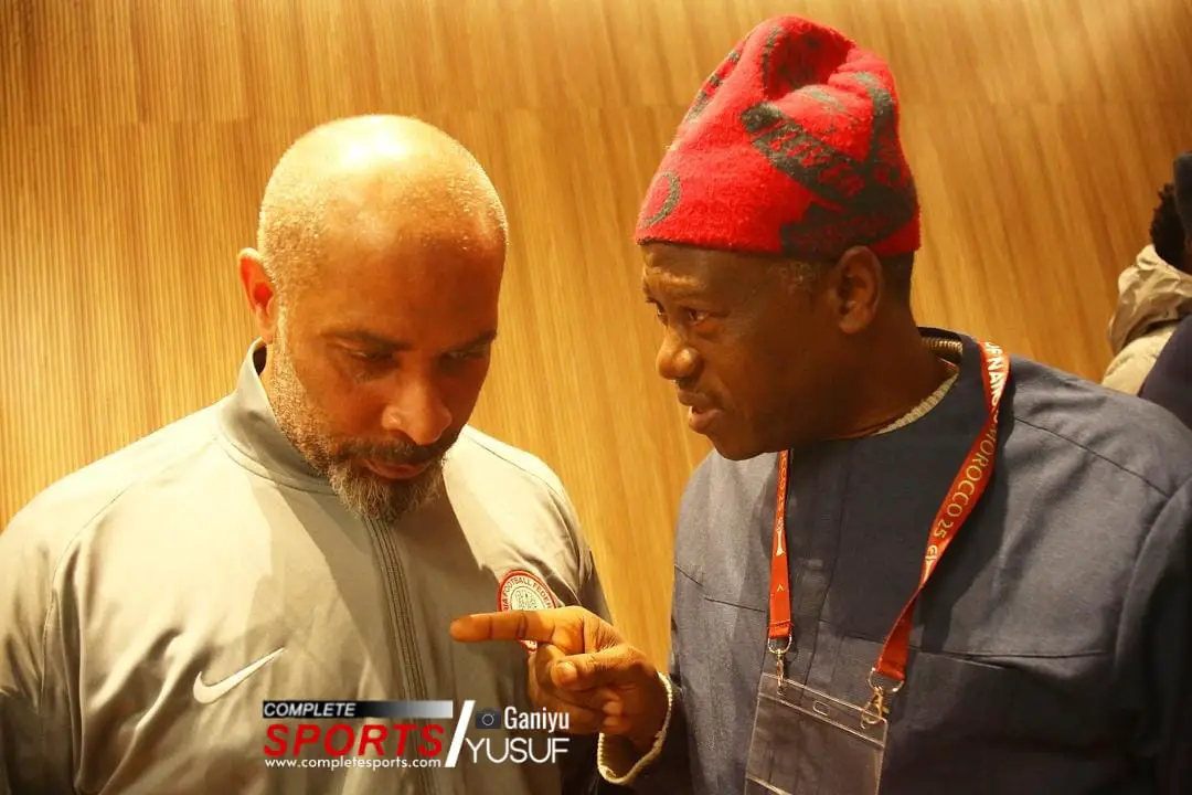 AFCON 2025: I had a private chat with Super Eagles coach Eric Chelle after the press conference. He appreciated my comments and said he was getting to know his players better.