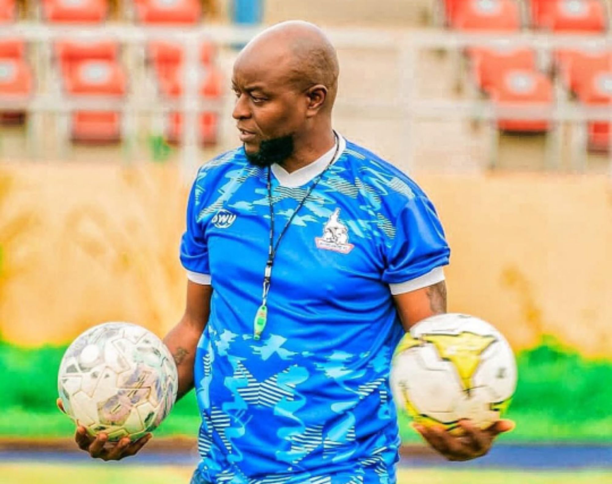 Finidi George o during Rivers United training session