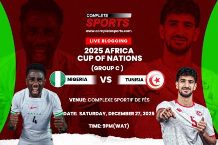 Nigeria Vs Tunisia Live Blogging – AFCON 2025 Group C Matchday 2 nigeria-vs-tunisia-afcon-2025-africa-cup-of-nations-live-blogging-super-eagles-eagles-of-carthage-Fez Stadium-morocco-2025-complexe-sportif-de-fes-nigerian-football-live-commentary