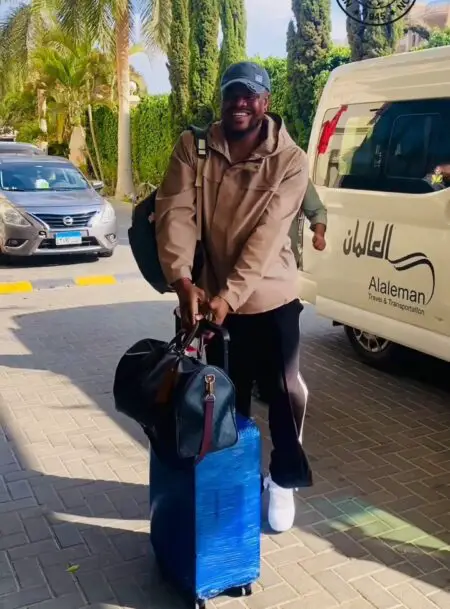 AFCON 2025: Nwabali Arrives Super Eagles Camp In Egypt