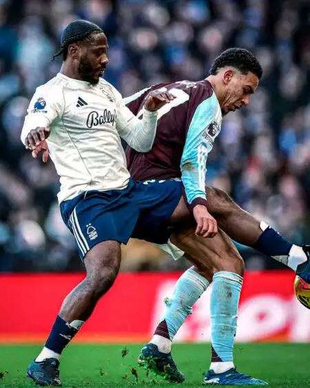 EPL: Aina Returns In Nottingham Forest’s Defeat To Aston Villa
