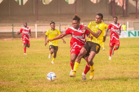 NPFL Amapakabo Blames Early Panic For Abia Warriors Home Draw With Wikki Tourists Ịmama Amapakabo's Abia Warriors drew 1–1 at home against Wikki Tourists