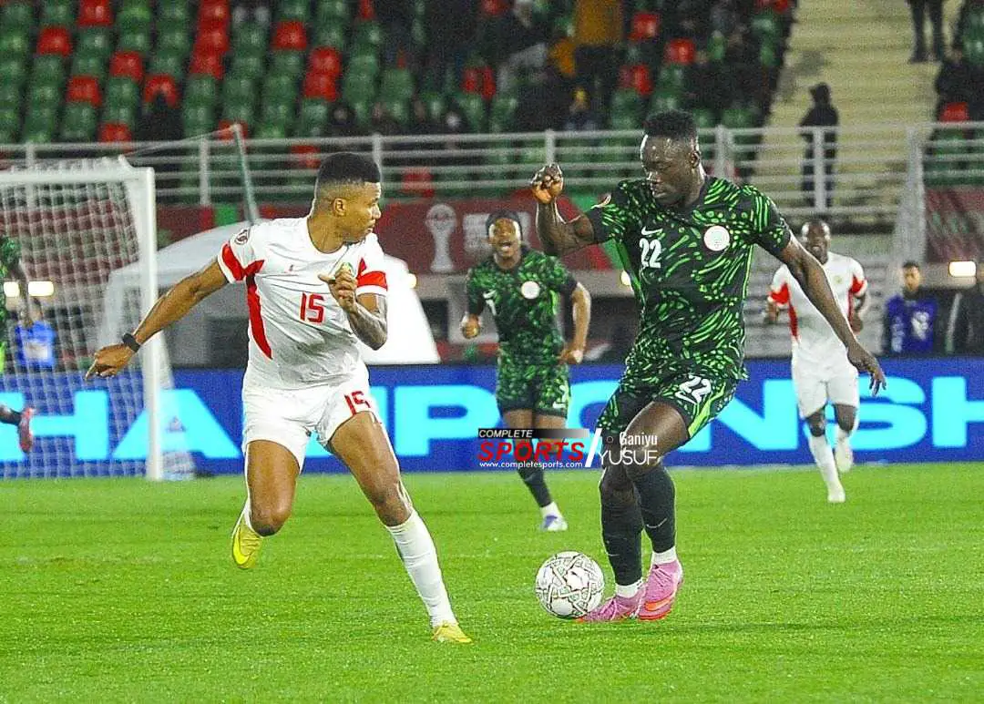 Akor Adams had another impressive game and scored the fourth goal for the Super Eagles