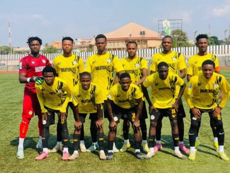 Federation Cup 2026: Solution FC Miss Out After Failing To Register For Anambra FA Cup Solution FC starting lineup during a Nigeria National League match