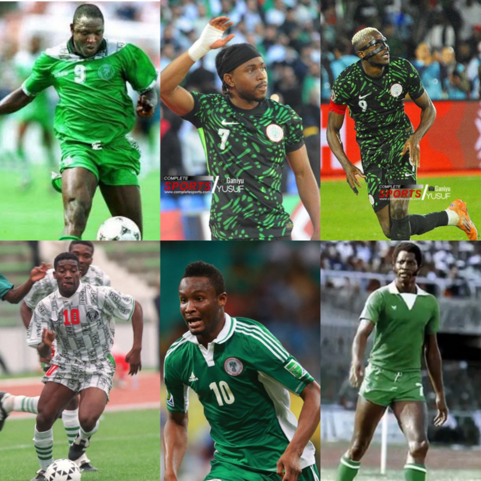Nigerian AFCON legends with the most goals and assists