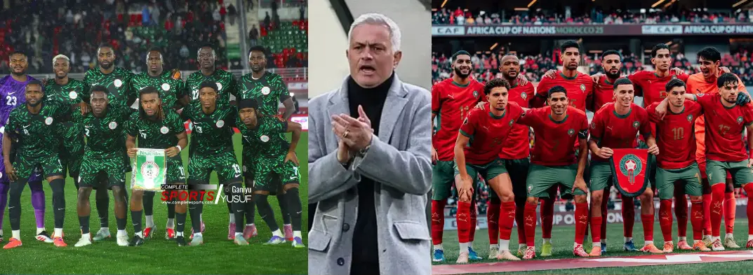 Jose Mourinho tips the Atlas Lions of Morocco to triumph at AFCON 2025 ahead of Super Eagles of Nigeria , others