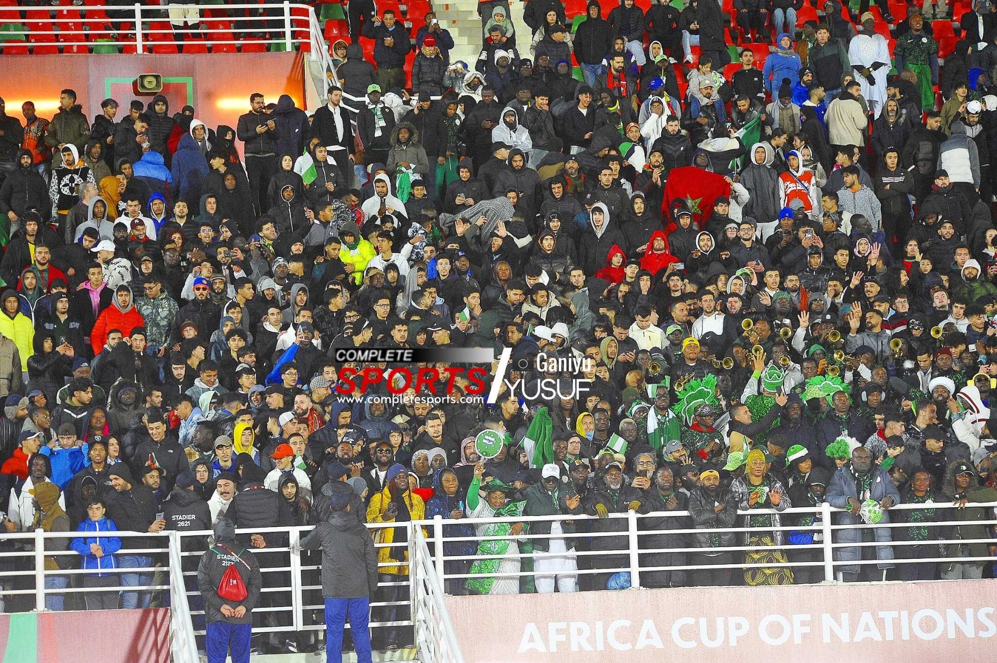 Moroccan fans rooting for the Supers Eagles too at AFCON 2025
