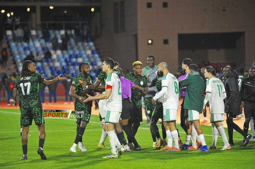 There were many round scenes during and after the AFCON 2025 Quarterfinal match — Algeria vs Nigeria in Marrakech — as the outclassed Algerians couldn’t contain their frustration.