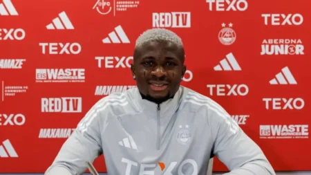 Aremu Will Bring Stability To Aberdeen’s Midfield –Dosu