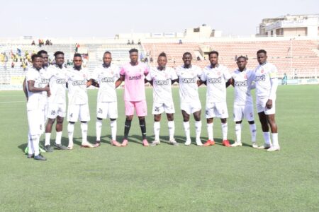 NPFL: Abia Warriors Coach Amapakabo Laments Costly Errors In Defeat To Katsina United Abia Warriors starting lineup against Katsina United in Kano