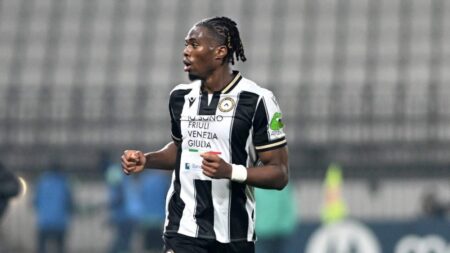Ehizibue Celebrates Udinese ‘Difficult’ Win Over Roma