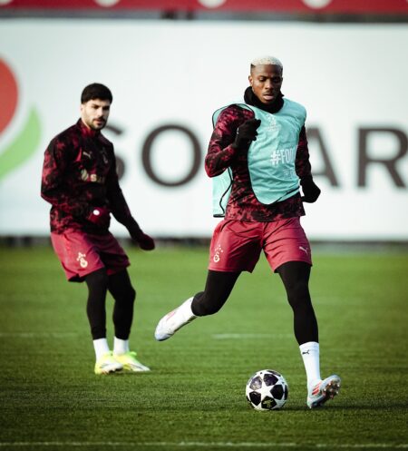 UCL: Osimhen Returns To Training Ahead Galatasaray, Juventus Rematch