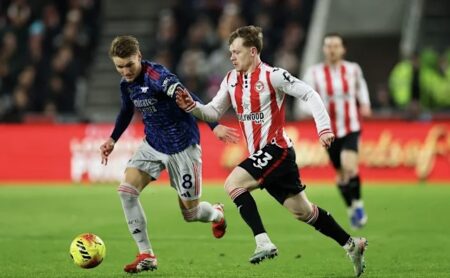 They Are One Of The Best Teams In The League –Rice Hails Brentford After 1-1 Draw With Arsenal