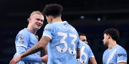 EPL: O’Reilly Scores Two Goals As Man City Edge Newcastle, Mount Pressure On Arsenal