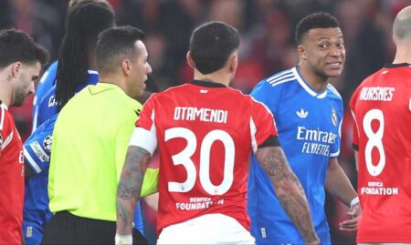 UCL Play-off: Mbappé Calls For Life Ban Of Benfica Star Following Racist Abuse Of Vinicius Jr
