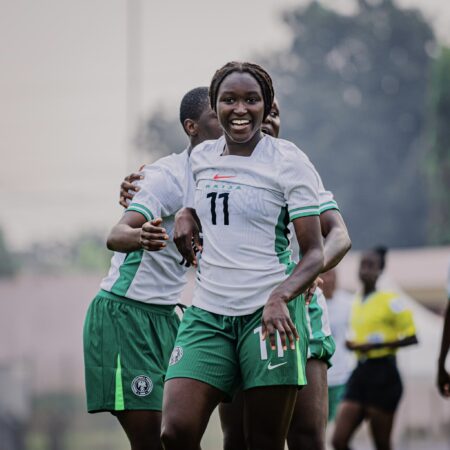 Babajide Celebrates Super Falcons’ Victory Over Cameroon
