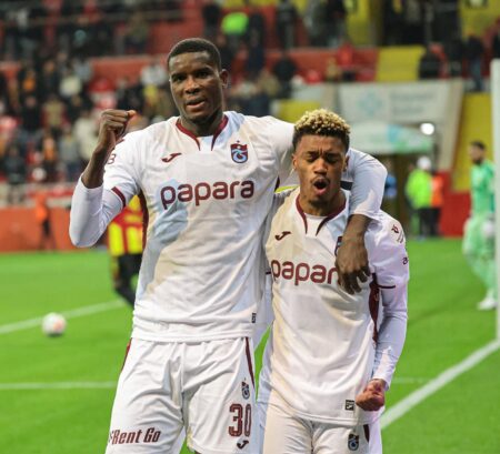 Onuachu Bags Brace Takes League Tally To 20 As Trabzonspor Beat Kayserispor
