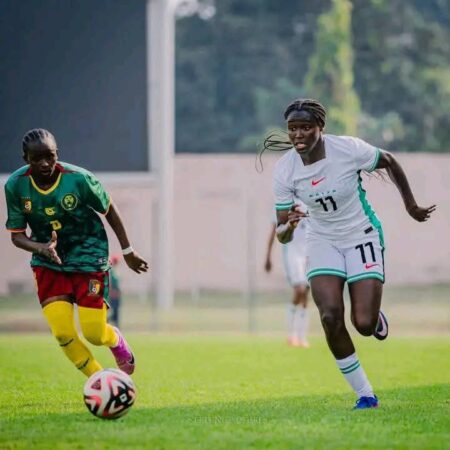 Super Falcons Edge Cameroon 3-1 In WAFCON Warm-Up