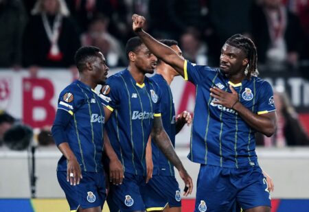 UEL Round 16: Moffi Scores Sanusi Gives Assist As Porto Pip Stuttgart 2-1 Away In First Leg