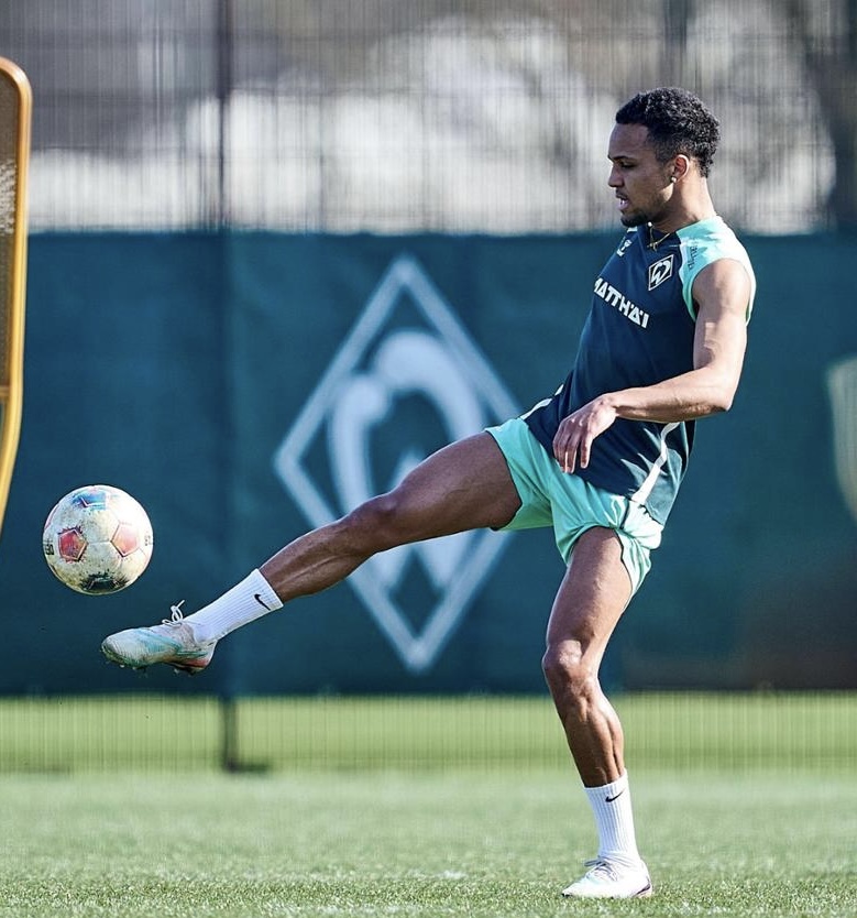 Agu Back In Werder Bremen Training After One Month Out With Injury