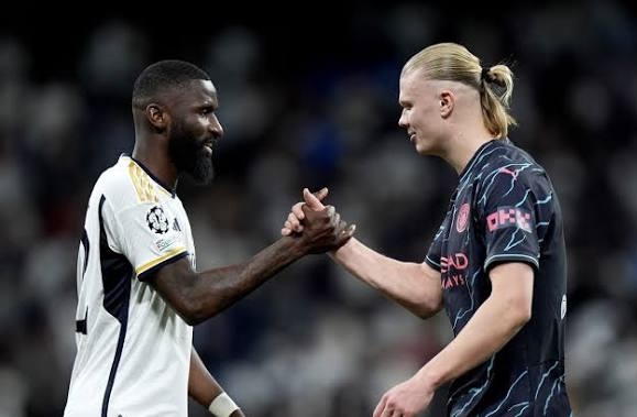 UCL: Rudiger Relishing Haaland Battle Ahead Man City vs Madrid Second Leg Tie