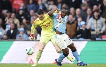 Carabao Cup Final: Super Eagles Legend Names Three Man City Stars Responsible For Dominant Win Against Arsenal