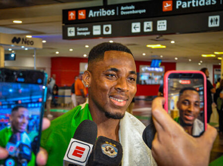 Nsumoh Unveiled By Argentine Club Deportivo Riestra Johnson Kalu Nsumoh unveiled by Deportivo Riestra after arriving in Argentina