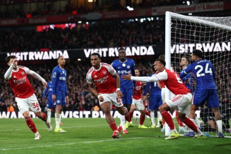 EPL: Saliba, Timber On Target As Arsenal Edge Chelsea, Extend Lead To Five Points