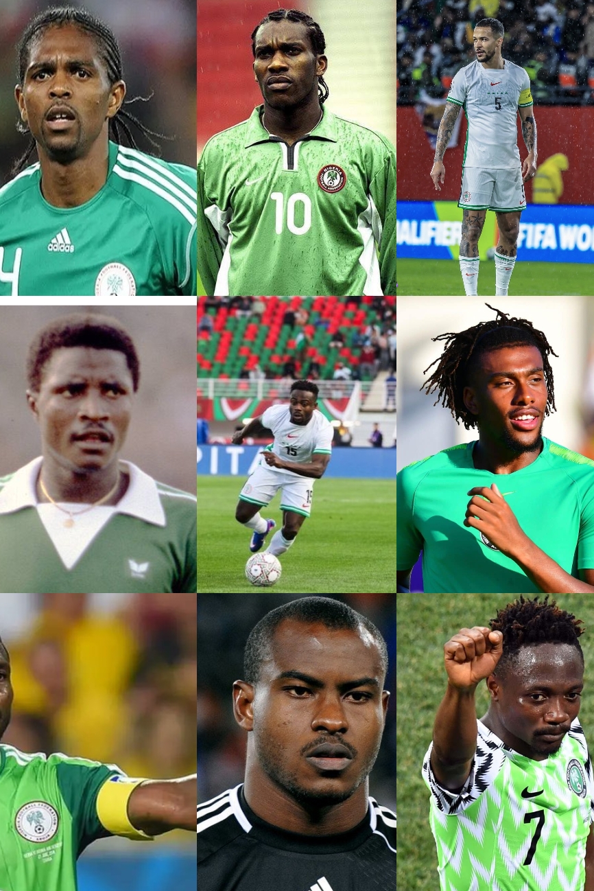 10 Most Capped Super Eagles Players 10 Most Capped Super Eagles Players