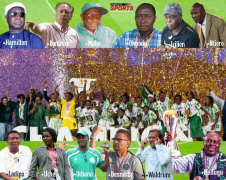 EXCLUSIVE: Super Falcons Coaching Eras — Triumphs, Turmoil And Legacy Of Africa’s Queens Super Falcons Coaching Eras — from Hamilton, Bonfrere Mabo, Okpodu to Madugu