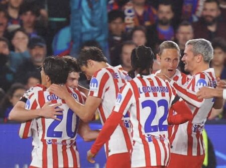 UCL: Lookman Helps Atletico Overcome Barcelona 2-0 At Camp Nou As PSG Beat Liverpool