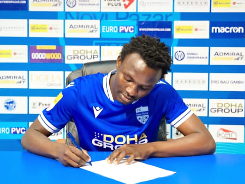 Nigerian Winger Signs New Three-Year Contract With Serbian Club FK Novi Pazar