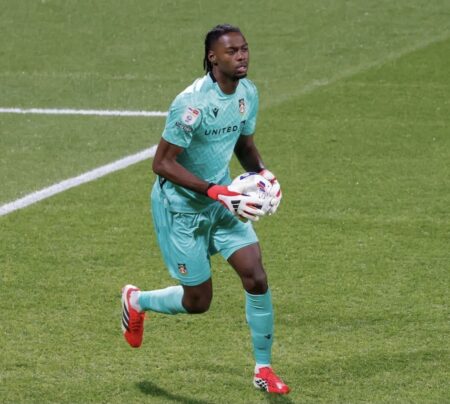 EXCLUSIVE: Arthur Okonkwo — Wrexham Star Faces Defining Test As Super Eagles Seek Goalkeeping Stability Arthur Okonkwo in action for Wrexham during a league match