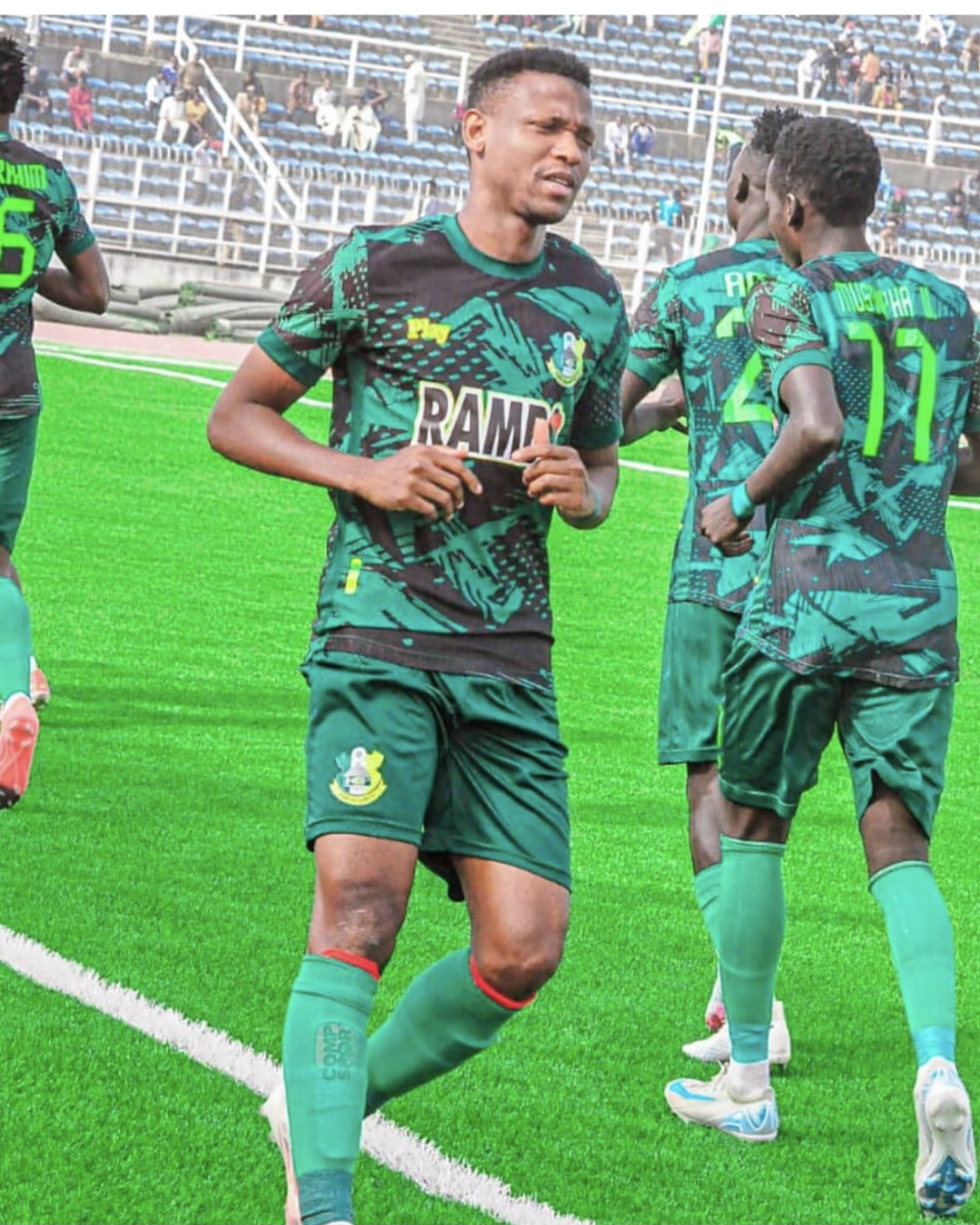 Shehu Abdullahi in NPFL action for Kano Pillars