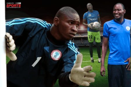 Rotimi: Missing 2002 World Cup Remains My Greatest Career Pain Sunday Rotimi in action as a goalkeeper during his playing career