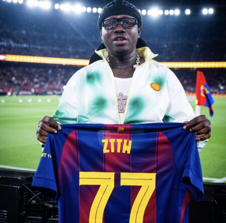 Barcelona Host Zlatan Ibile At Spotify Camp Nou