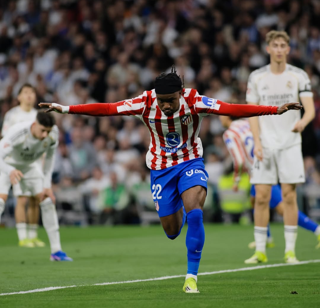 Ademola Lookman is turning out greatly for Atletico Madrid in the 2025/2026 UEFA Champions League 