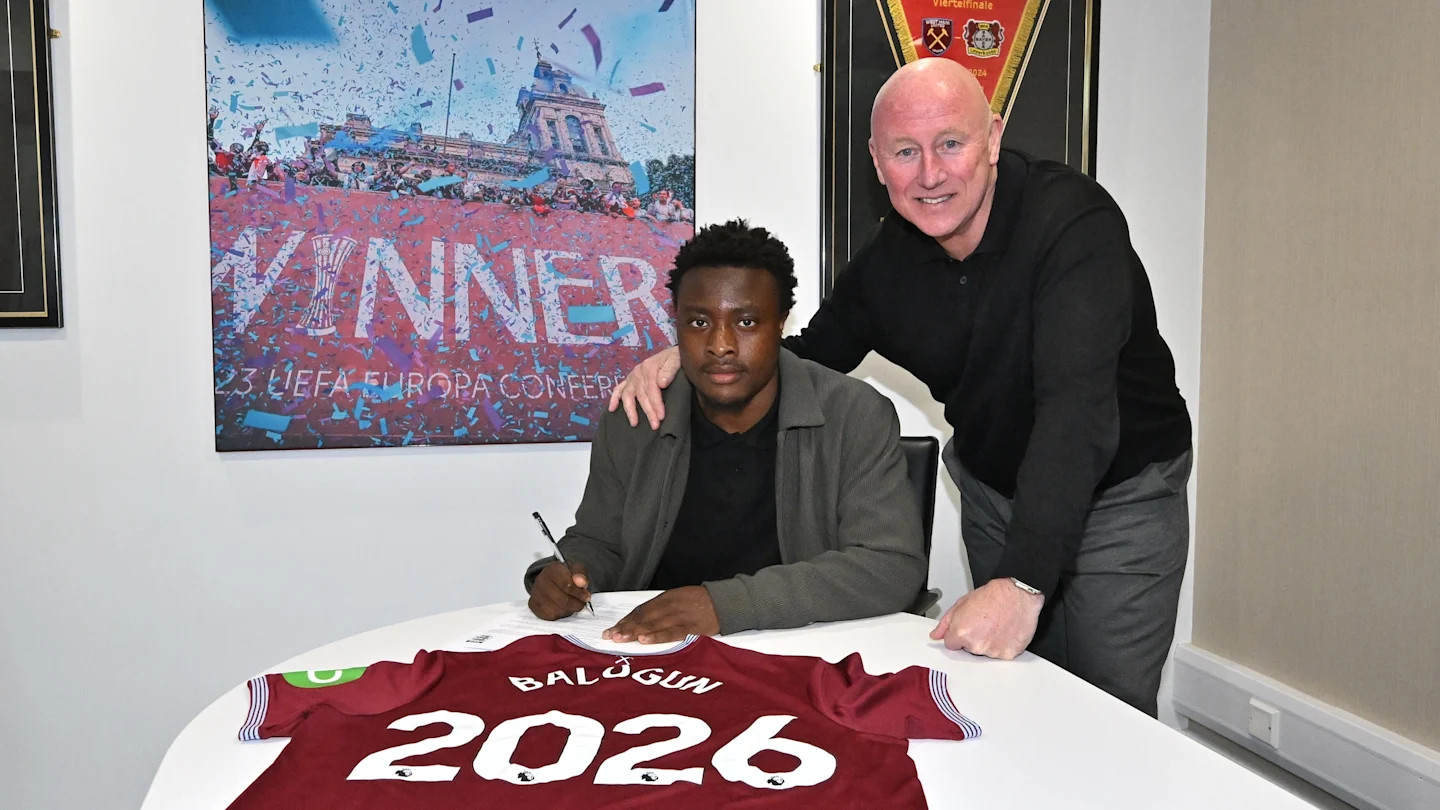 ‘I’m So Grateful For This Opportunity’ –Balogun Reacts After Signing Professional Contract With West Ham