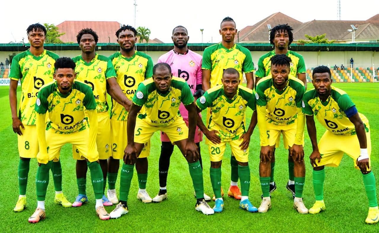 Kwara United players celebrate NPFL survival after escaping relegation at the end of the 2025/2026 season