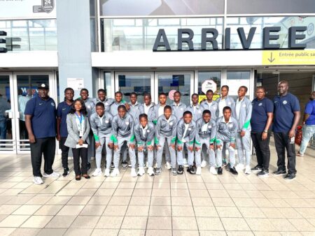 U-17 WWCQ: Flamingos Arrive Abidjan For Guinea Showdown