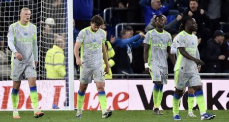 Guardiola Admits EPL Title Race Out Of Man City’s Hands After Everton Draw