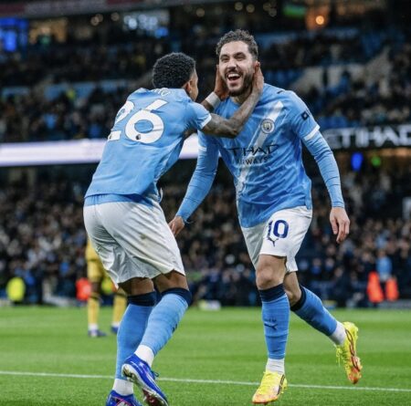 EPL: Man City Thrash Palace To Keep Pressure On Arsenal