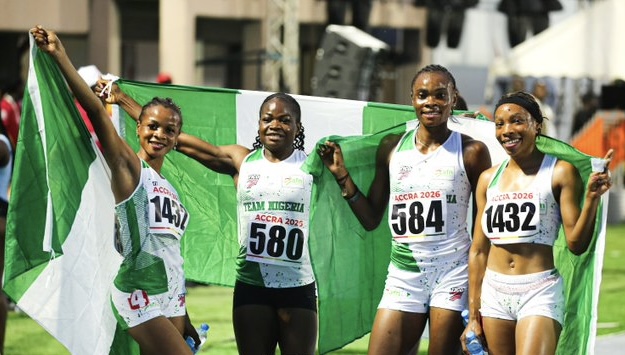 Nigeria Wins Gold and Silver in 4×100m Relays at ASAC 2026